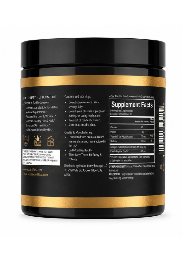 YouthLift™ LiftContour — Collagen + Elastin Beauty Powder