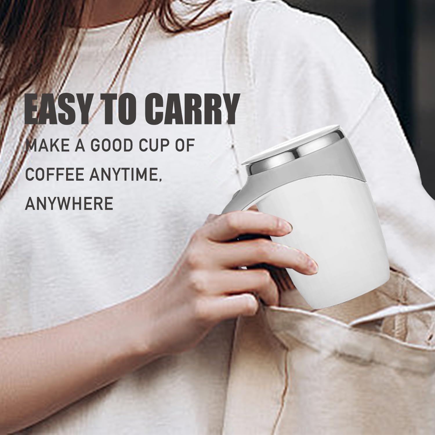 Rechargeable Self-Stirring Coffee Mug